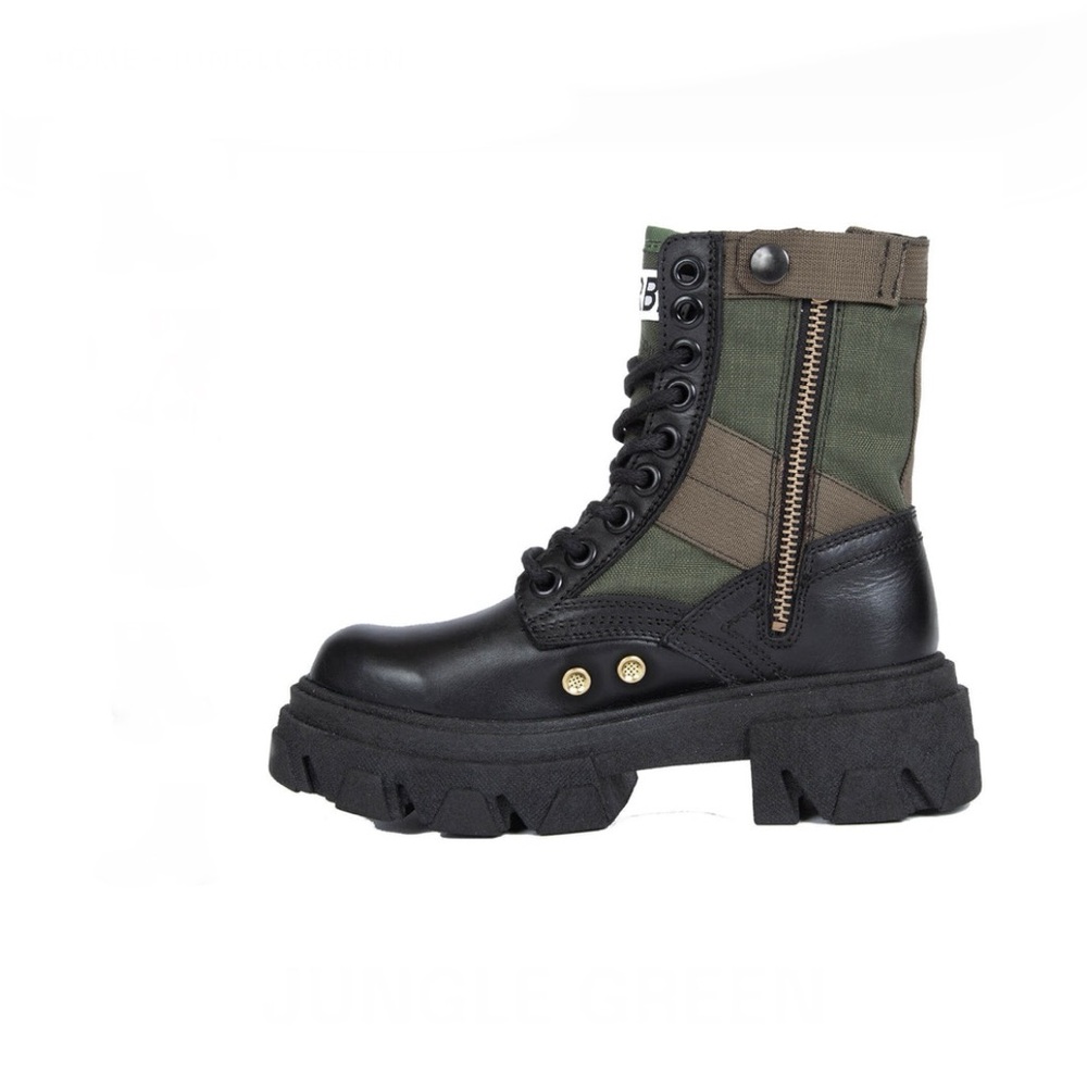 URBNKICKS JUNGLE GREEN BOOTS - Picture 2 of 6